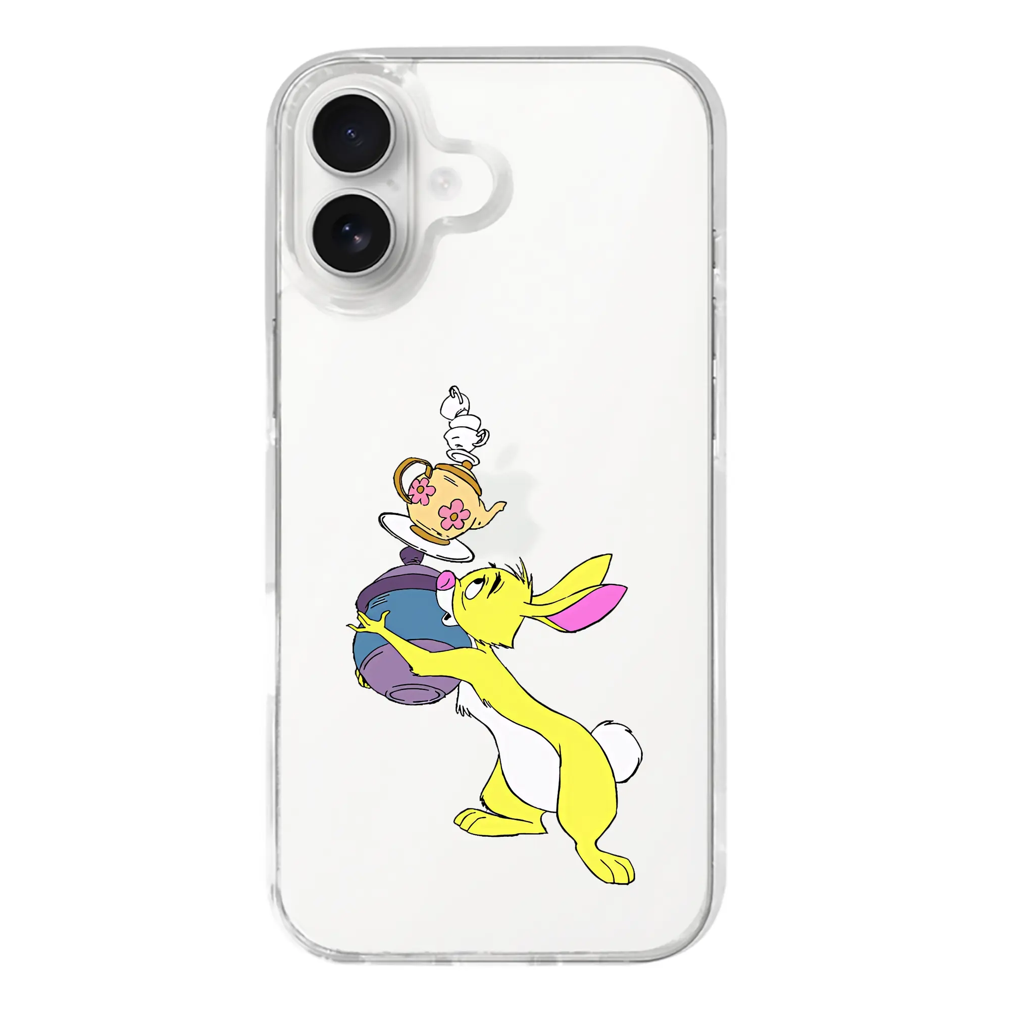 プーさん グッズ ラビット - iPhone 17シリーズ 透明スマホケース – 薄型・耐衝撃・精密フィット保護カバー